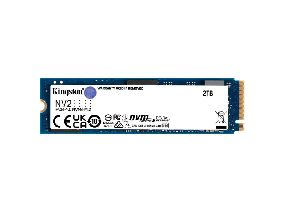Kingston NV2 2TB NVMe M.2 2280 PCIe 4.0 Solid State Drive (SSD) - SNV2S/2000G