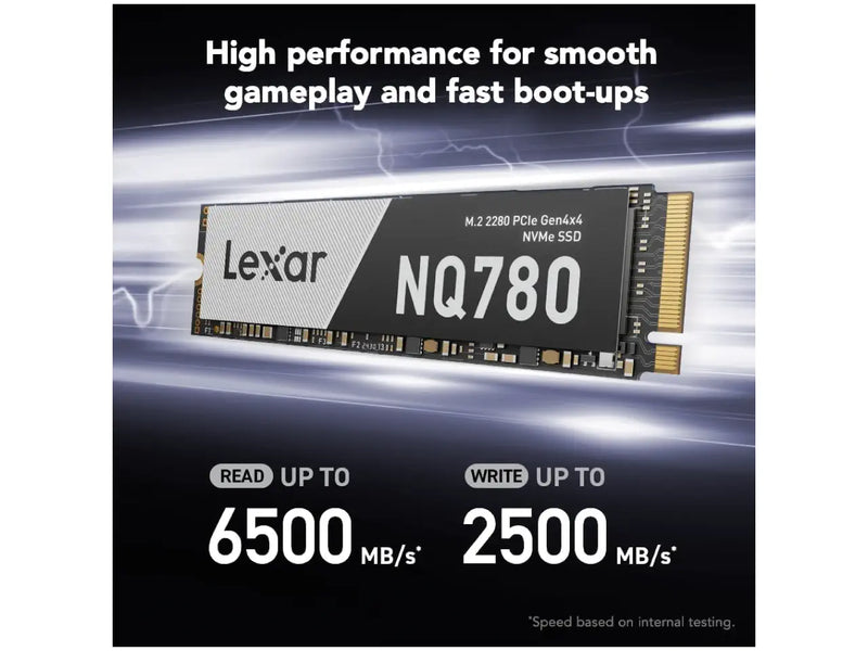 Lexar NQ780 1TB NVMe M.2 2280 Solid State Drive (SSD) - LNQ780X001T-RNNNU