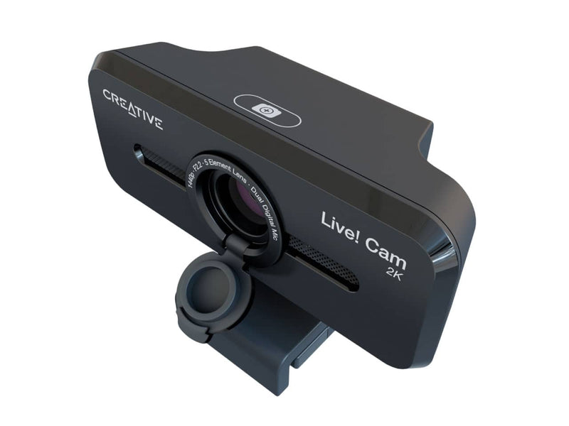 Creative Live! Cam Sync V3 Web Camera, 2K QHD, 4K Digital Zoom, Built-in Mics
