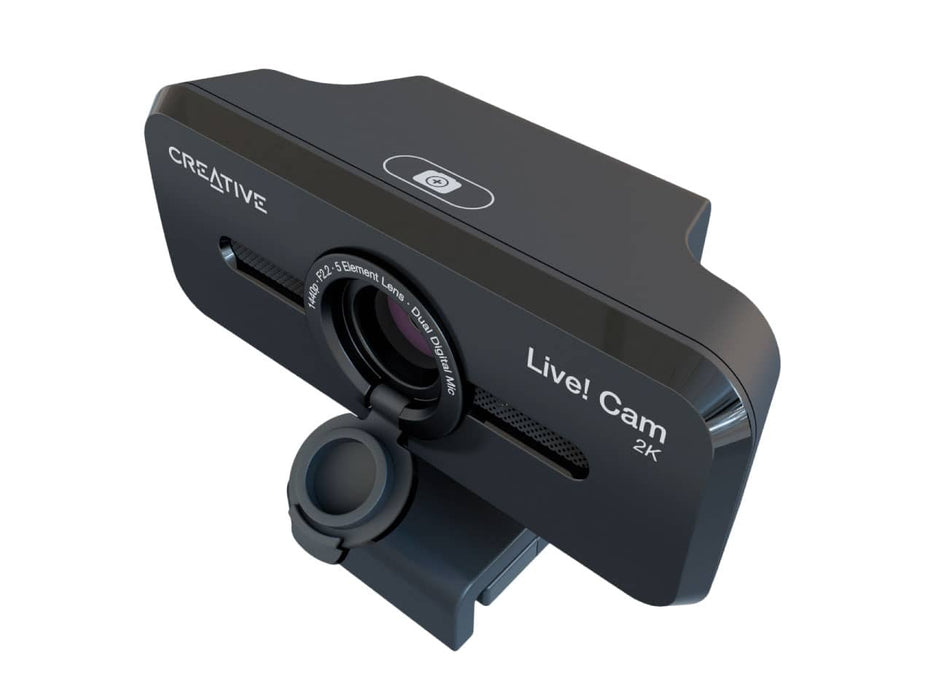 Creative Live! Cam Sync V3 Web Camera, 2K QHD, 4K Digital Zoom, Built-in Mics
