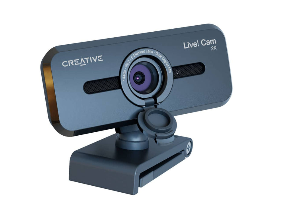 Creative Live! Cam Sync V3 Web Camera, 2K QHD, 4K Digital Zoom, Built-in Mics