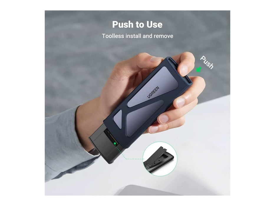 UGreen M.2 NVMe SSD Drive Enclosure, USB 3.2 Gen 2 (10 Gbps)