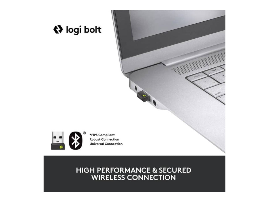 Logitech Signature M650 L for Business Wireless Mouse, Large Hand Sized, Logi Bolt, Bluetooth, SmartWheel, Graphite