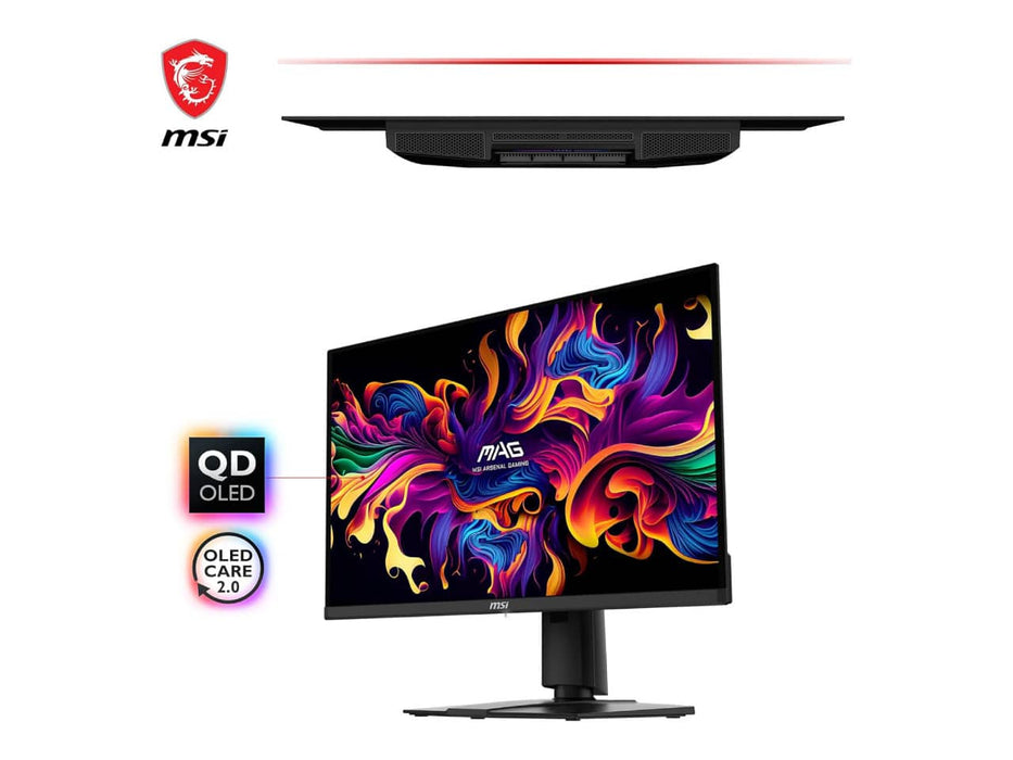 MSI MAG 271QPX QD-OLED 2K Gaming Monitor, 27-inch, WQHD (2560x1440), 360Hz, 0.03ms