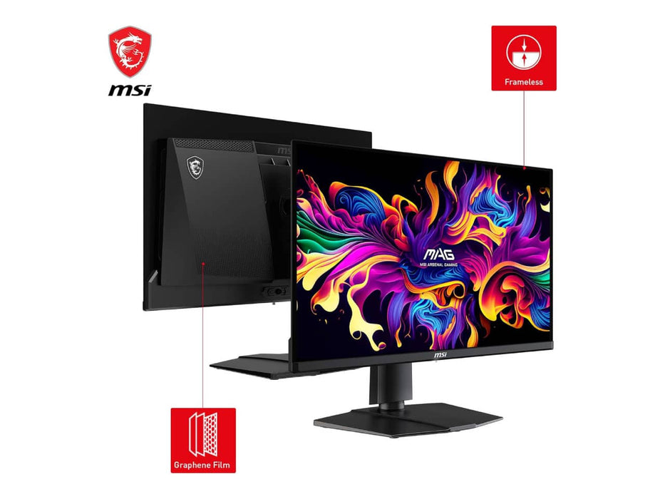 MSI MAG 271QPX QD-OLED 2K Gaming Monitor, 27-inch, WQHD (2560x1440), 360Hz, 0.03ms