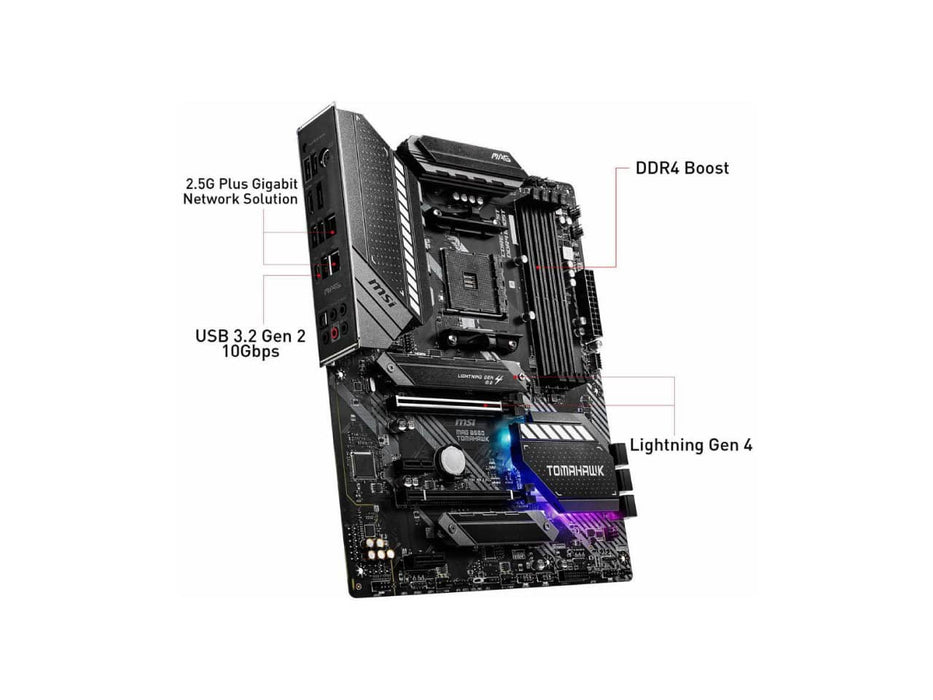 MSI MAG B550 TOMAHAWK AM4 AMD ATX Motherboard