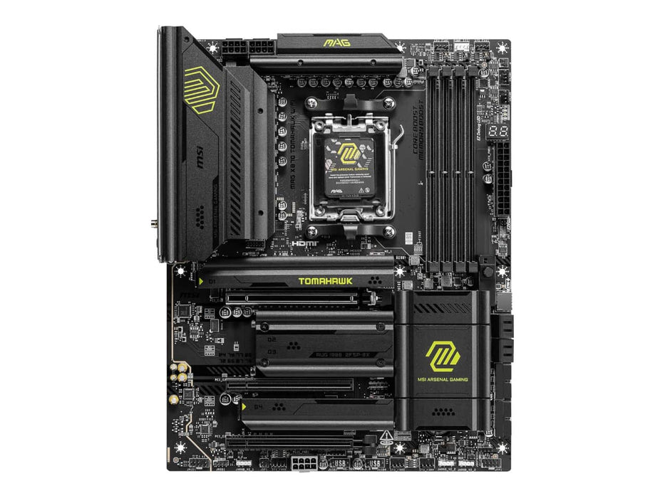 MSI MAG X870 Tomahawk WiFI Gaming Motherboard, AMD AM5, DDR5, PCIe 5.0, WiFi 6E