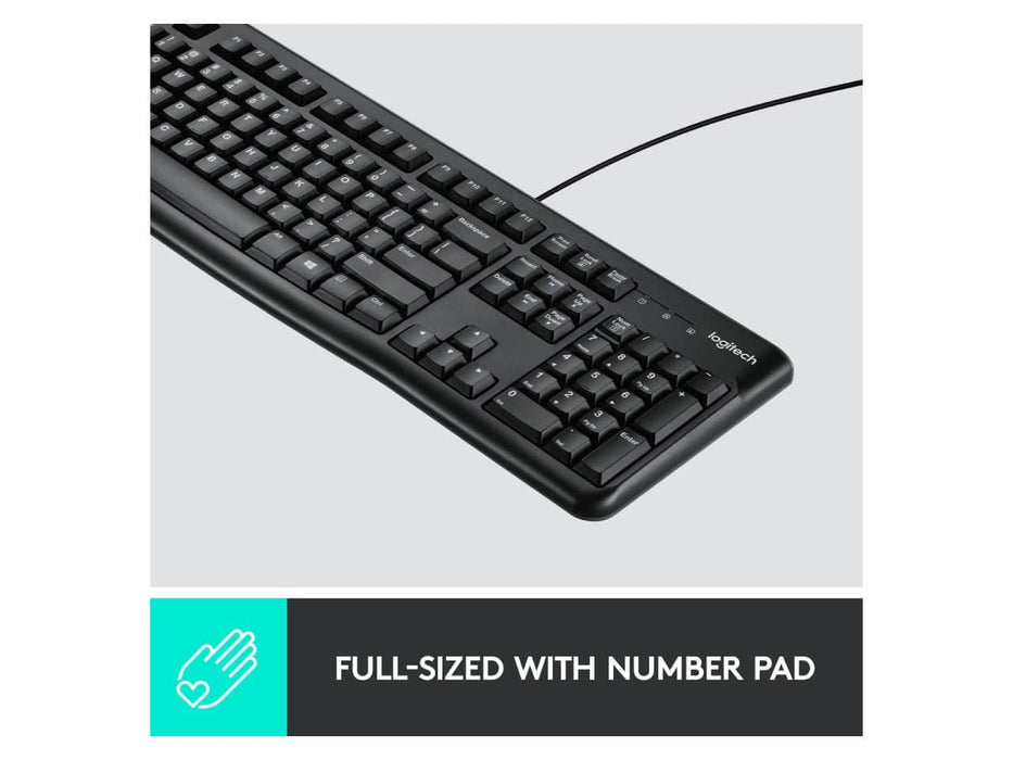Logitech MK120 USB Wired Keyboard and Mouse Combo