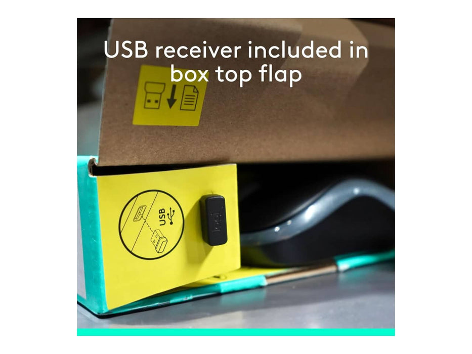 Logitech MK295 Wireless Mouse & Keyboard Combo, Full Numpad, 90% Less Noise, Graphite