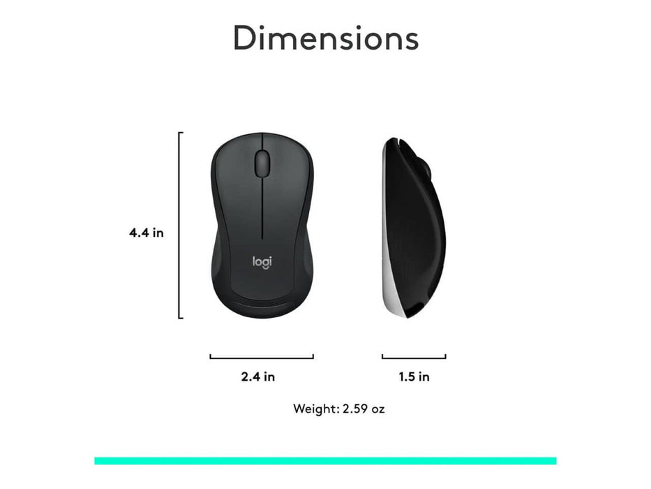 Logitech MK540 Wireless Mouse & Keyboard Combo, Black