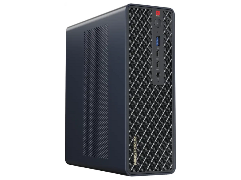 MINISFORUM MS-S1 Max Mini Workstation AMD Ryzen AI Max+ AI Supercomputer, 128GB LPDDR5, 2TB SSD, WiFi7, BT5.4, Radeon 8060S Graphics, MS-S1 MAX(128+2TB)