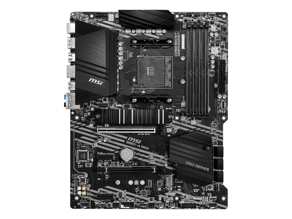 MSI B550-A Pro ProSeries Motherboard, AMD AM4, ATX, DDR4