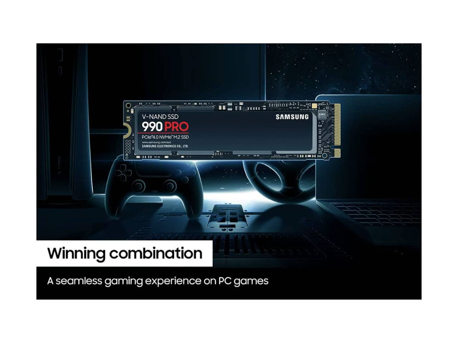 Samsung 990 PRO 4TB NVMe M.2 2280 PCIe 4.0 Solid State Drive (SSD) - MZ-V9P4T0B/AM