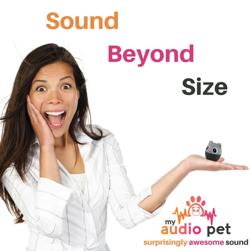 My Audio Pet SOLO: Mega Mouse 2" Tall Ultra Portable Bluetooth Speaker