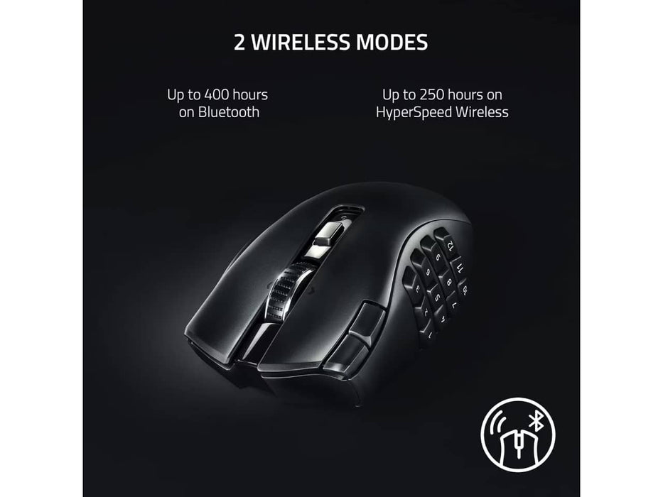 Razer Naga V2 HyperSpeed Wireless MMO Gaming Mouse