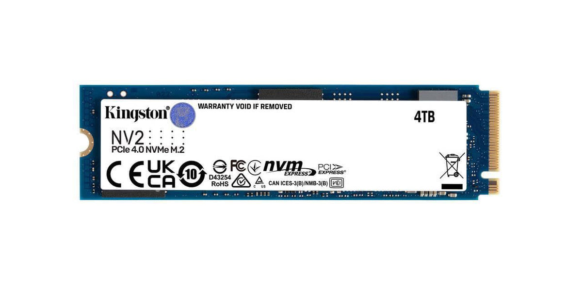 A*i様 Kingston NV2 4TB SSD PCIe 4.0 NVMe Kingston NV2 4TB NVMe M.2 2280 PCIe 4.0 Solid State Drive (SSD