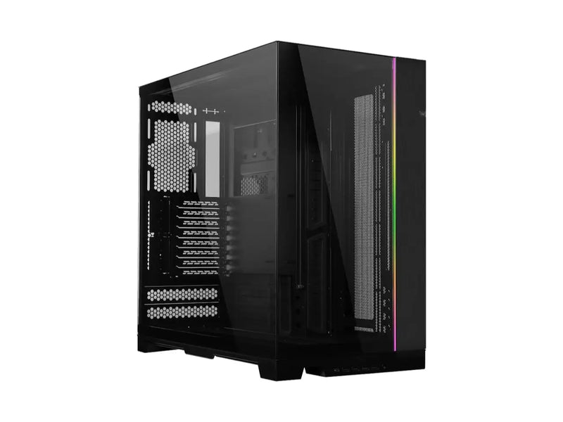 Lian Li Dynamic EVO XL Computer Case, E-ATX Full Tower, ARGB Lighting Strips, Up to 420mm Radiator, Tempered Glass, Reversible Chassis, Cable Management