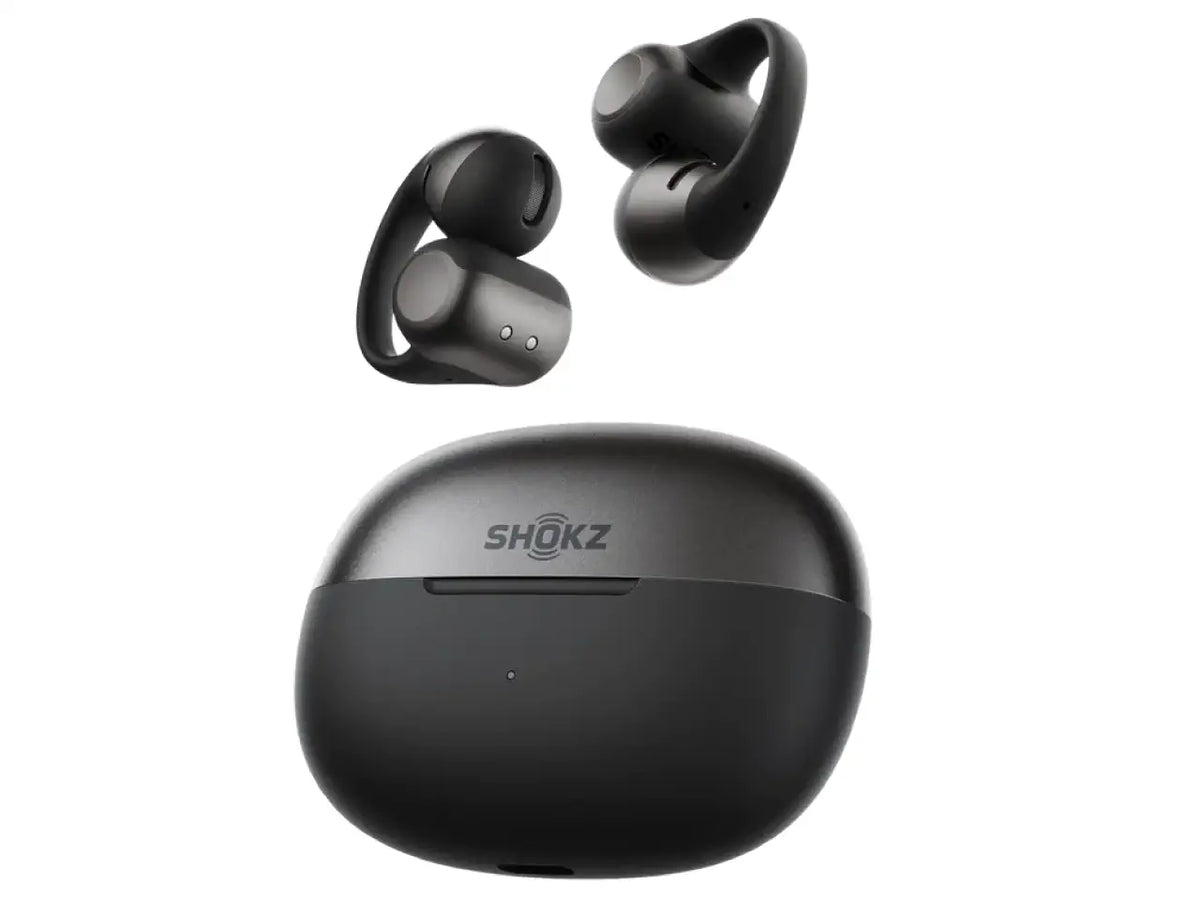 SHOKZ OpenDots 2 Open-Ear Clip-On Earbuds, Dolby Audio, 3-Mic Clear calls, Rich Bass, Up to 40hrs of Audio, Wireless charging, Bluetooth 6.1