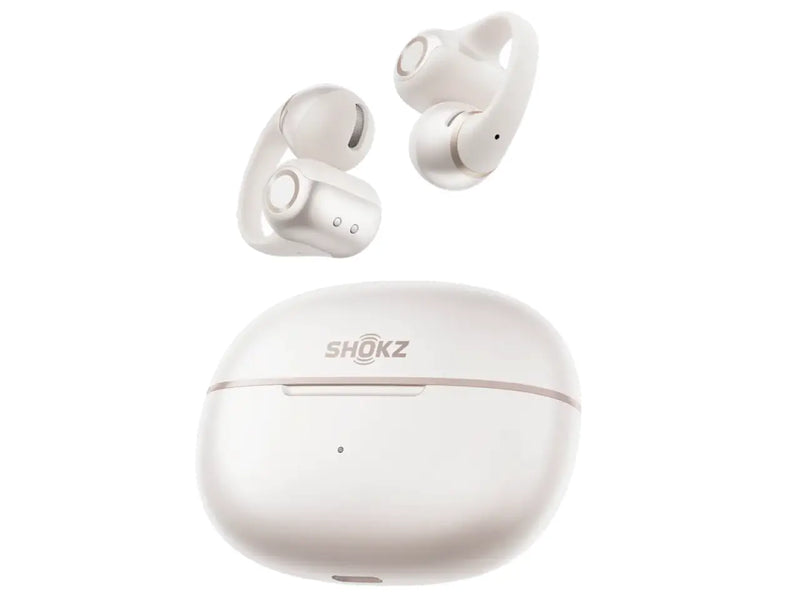 SHOKZ OpenDots 2 Open-Ear Clip-On Earbuds, Dolby Audio, 3-Mic Clear calls, Rich Bass, Up to 40hrs of Audio, Wireless charging, Bluetooth 6.1