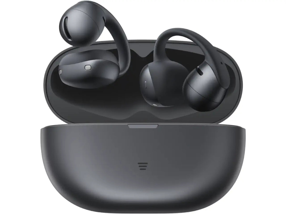 SHOKZ OpenDots Air Open-Ear Clip-On Earbuds, Bluetooth 6.1, Up to 36 Hours of Battery, Interchangeable, Touch Controls, Dual AI Noise-Canceling Microphones