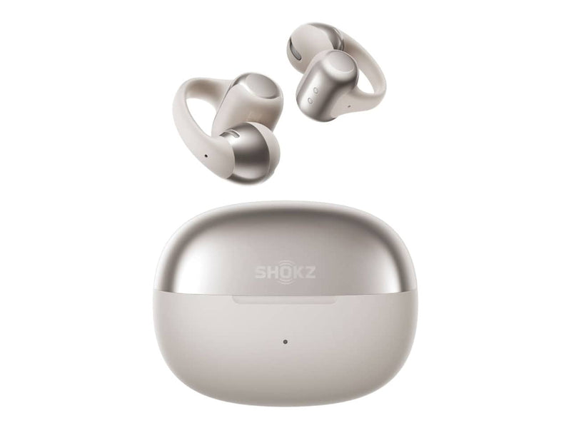 Shokz OpenDots One, Open-Ear Headphones, Wireless/Bluetooth Earbuds with Microphone, Black