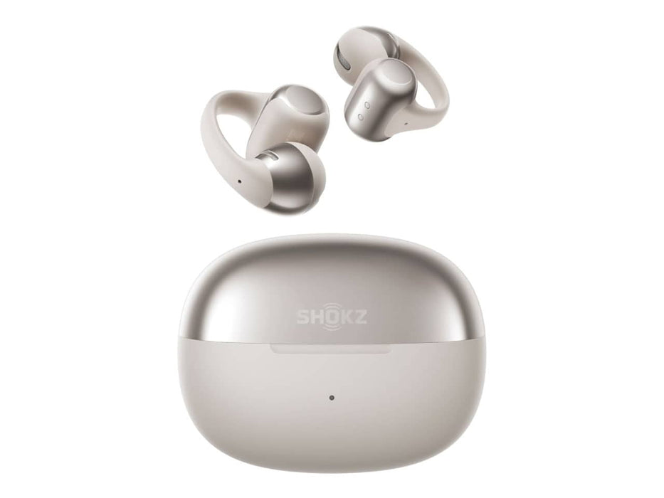 Shokz OpenDots One, Open-Ear Headphones, Wireless/Bluetooth Earbuds with Microphone, Black