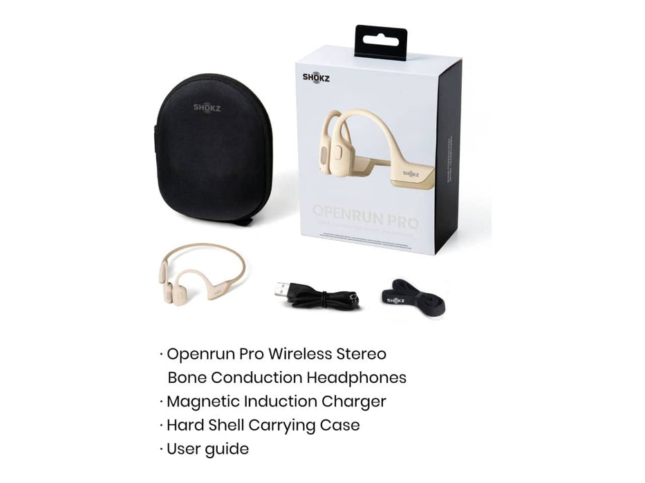 Shokz OpenRun Pro Bone Conduction Open-Ear Bluetooth Sport Headphones