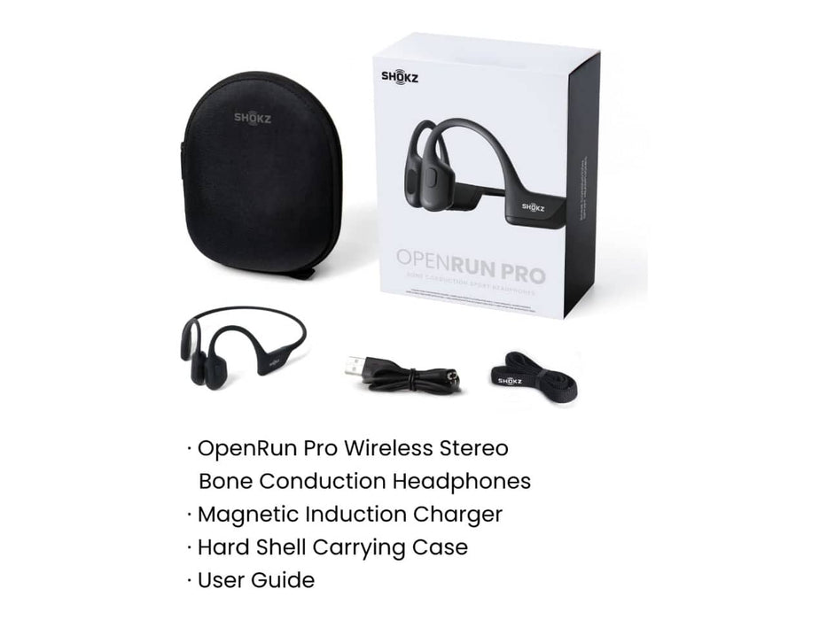 Shokz OpenRun Pro Bone Conduction Open-Ear Bluetooth Sport Headphones