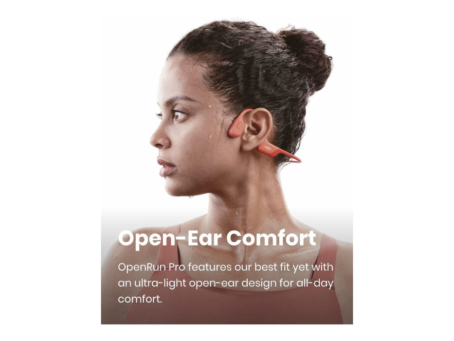 Shokz OpenRun Pro Bone Conduction Open-Ear Bluetooth Sport Headphones