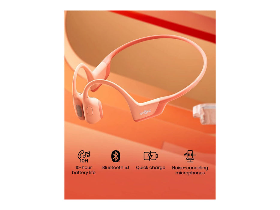 Shokz OpenRun Pro Bone Conduction Open-Ear Bluetooth Sport Headphones