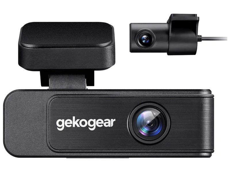 GekoGear Orbit 410 Dash Cam, 4K Front Camera, Full HD Rear Camera