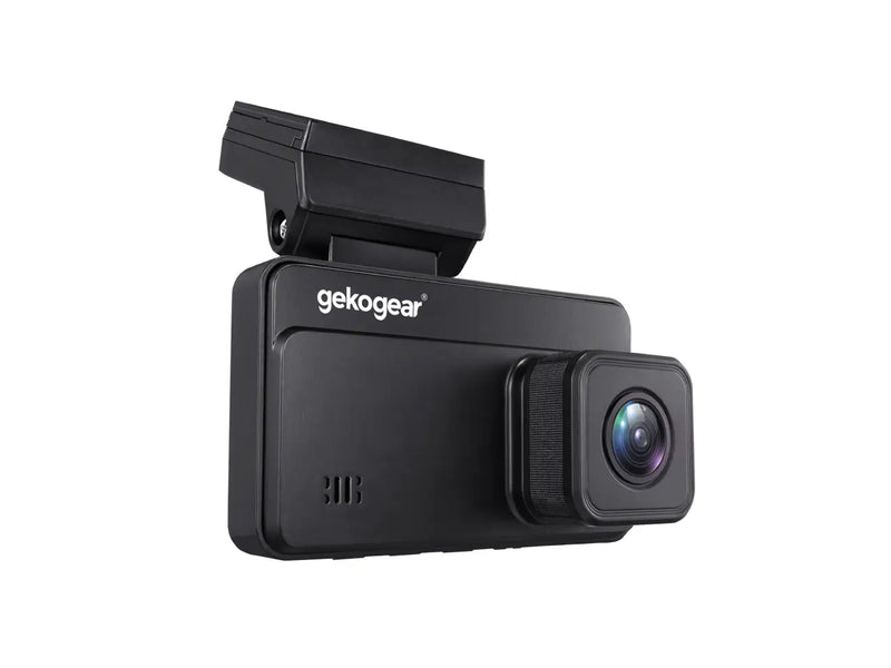 GekoGear Orbit D220 2K Quad HD AI Front and Rear Dash Cam, 2k Front Camera, Full HD (1080p) Rear Camera