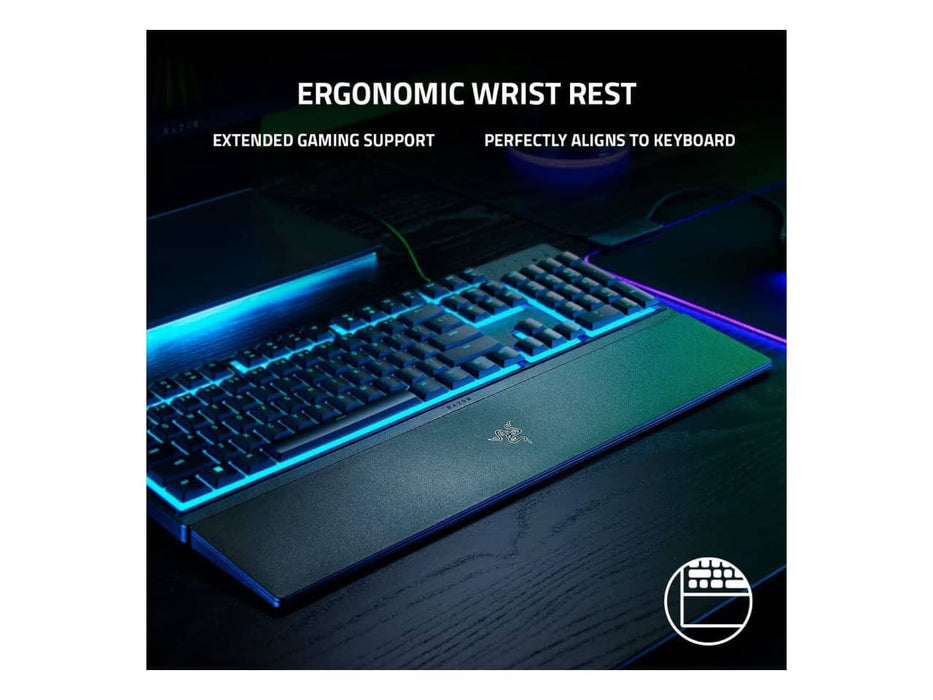Razer Ornata V3 X Gaming Keyboard, Low-Profile Keys, Silent Membrane Switches, Chroma RGB (RZ03-04470200-R3U1)