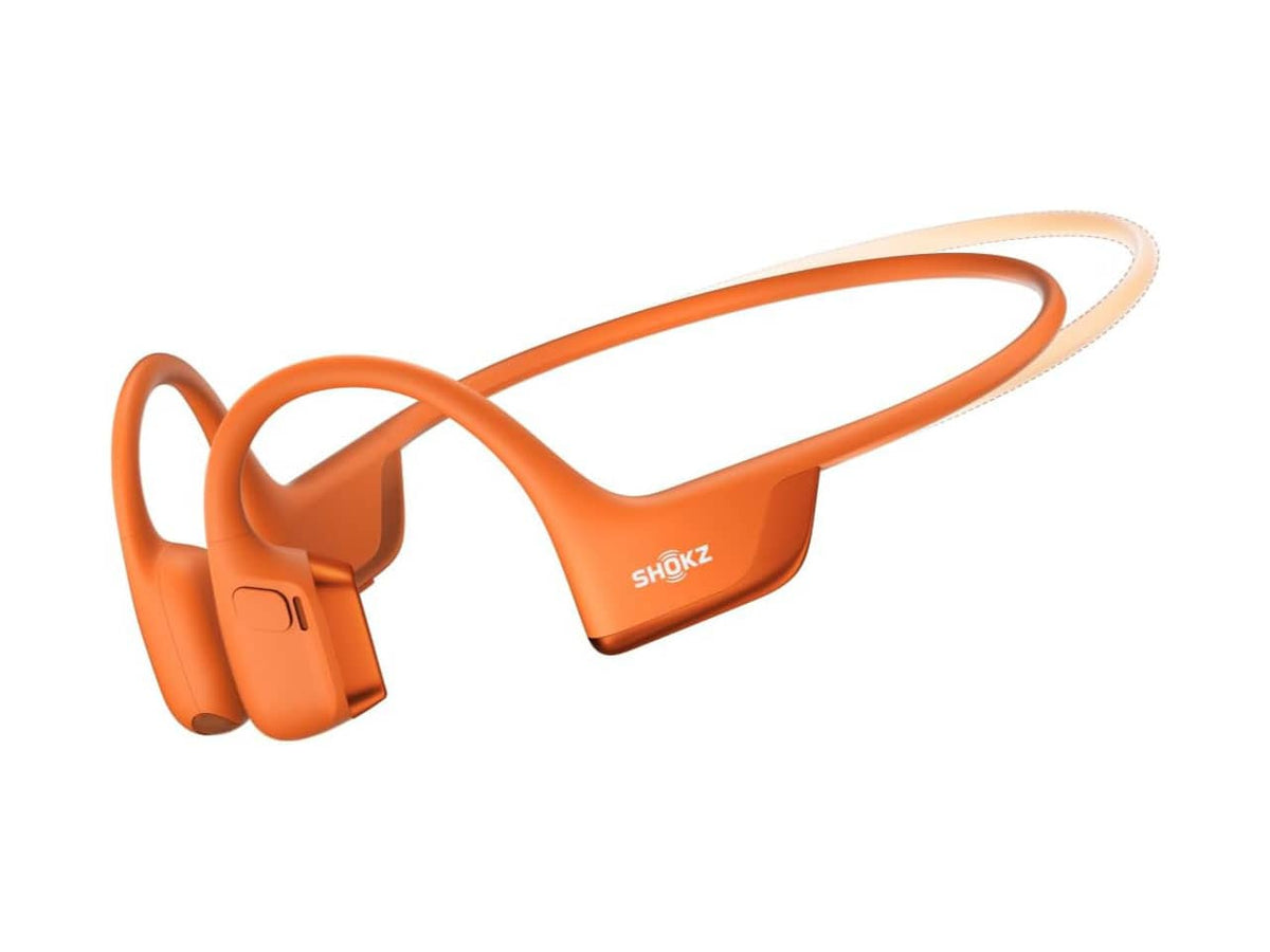 Shokz OpenRun Pro 2 Mini, Bone Conduction Open-Ear Bluetooth Sport Headphones (Orange)