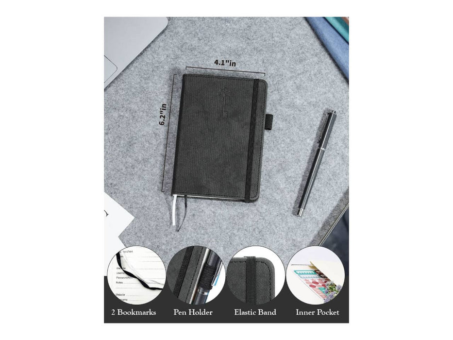 Password Book (Small, Black)