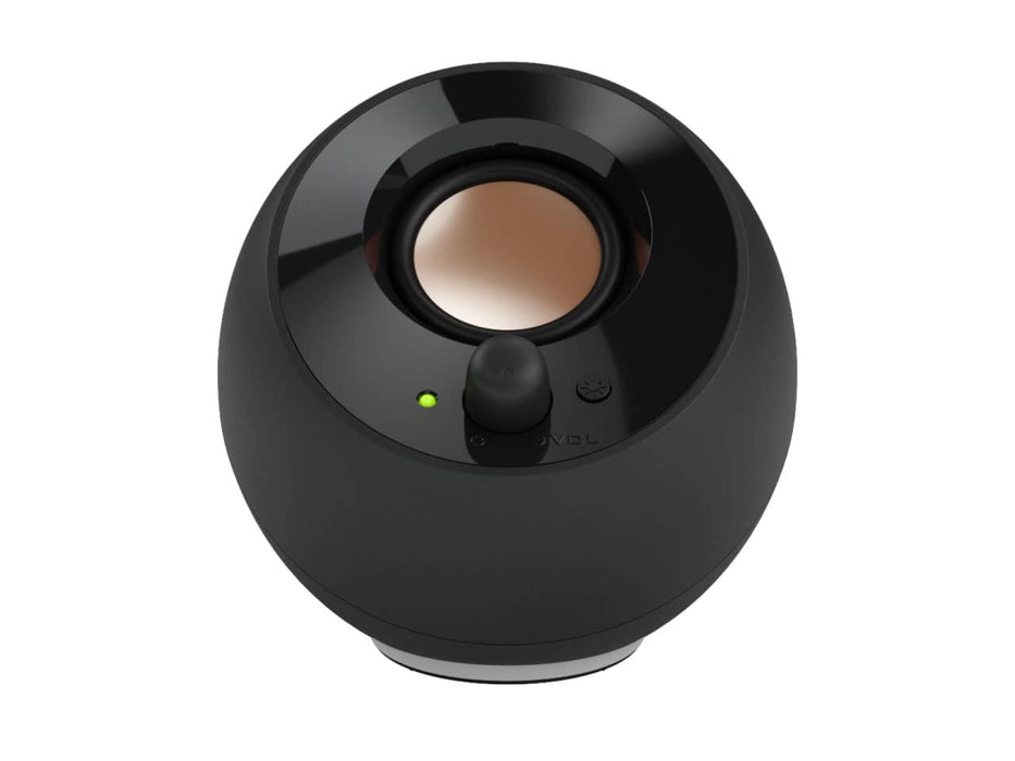 Creative Pebble SE 2.0 USB-C Powered PC Speaker, RGB Lighting, 3.5mm AUX-in (Black)