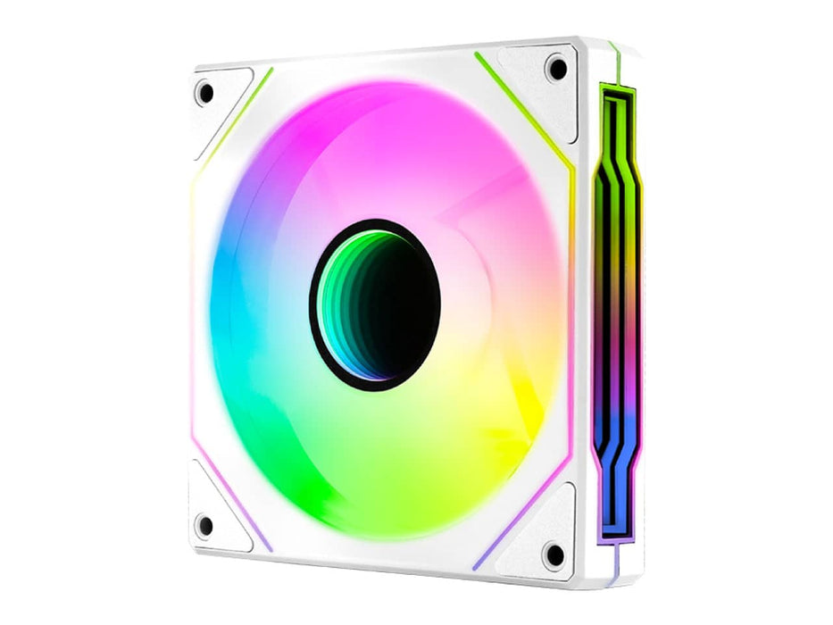 AeroCool Phantom M-3 Reverse WH 120mm Case Fan, PWM ARGB, White