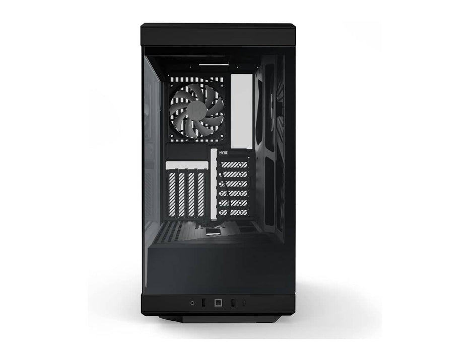 HYTE Y40 S-Tier Aesthetic Panoramic Tempered Glass Computer Case, ATX Mid Tower, Vertical GPU with PCIe Riser Included (CS-HYTE-Y40-B)