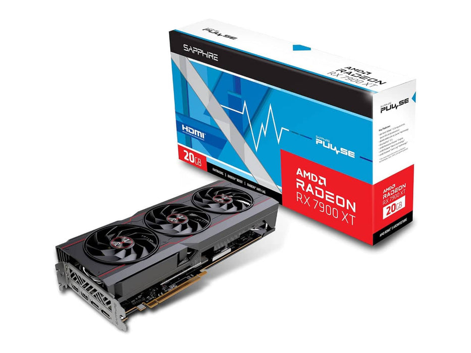 Sapphire Pulse AMD Radeon RX 7900 XT Gaming OC Graphics Card (20GB GDDR6) 11323-02-20G