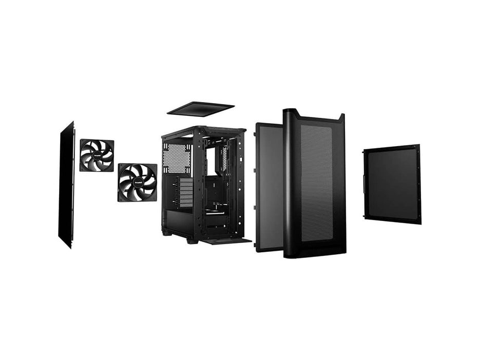 be quiet! Pure Base 501 Computer Case, Steel ATX Full Tower, Black