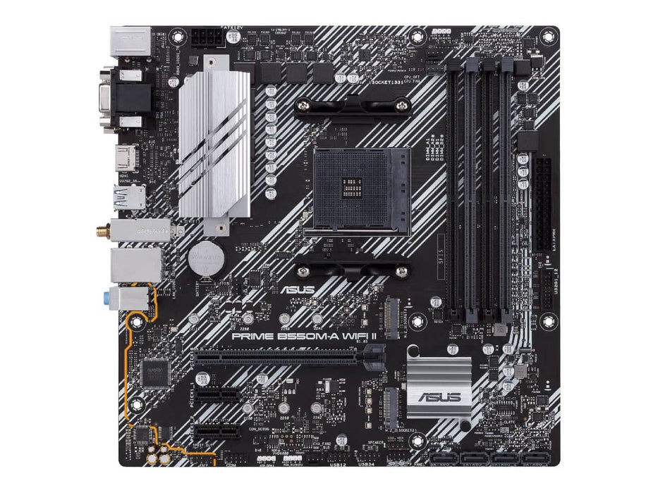 ASUS Prime B550-M-A WiFi II Motherboard, AMD AM4 Socket, Micro ATX