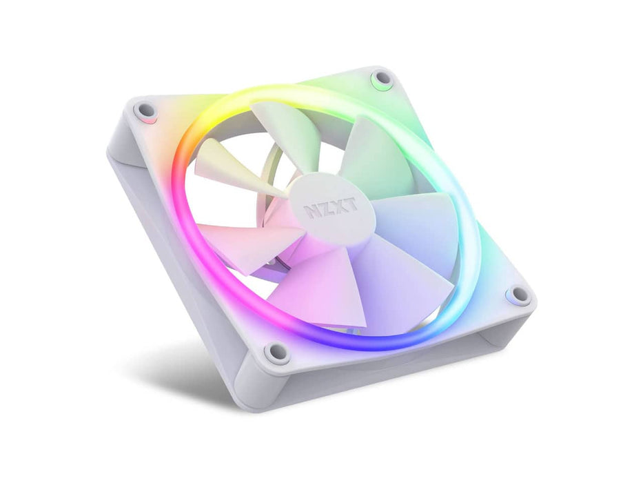 NZXT F120 RGB, 120MM Case Fan (White)