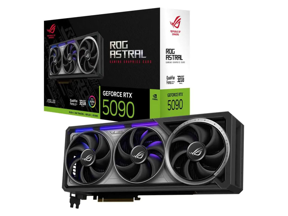 ASUS ROG Astral GeForce RTX 5090 32GB Graphics Card, 32GB GDDR7 (ROG-ASTRAL-RTX5090-32G-GAMING)