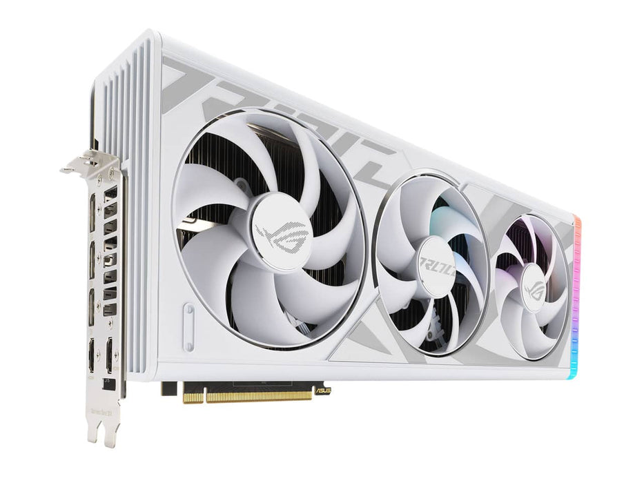 ASUS ROG Strix GeForce RTX 4090 White OC Edition, Gaming Graphics Card  (24GB GDDR6X) ROG-STRIX-RTX4090-O24G-WHITE
