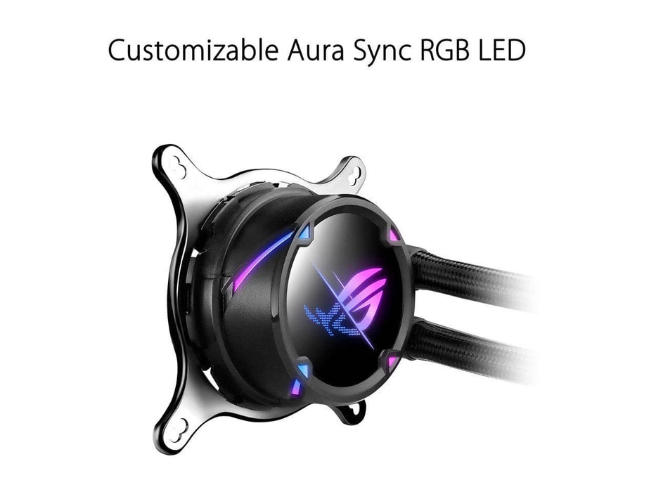 ASUS ROG Strix LC II 360 ARGB AIO CPU Liquid / Water Cooler, 360mm Radiator, Intel & AMD Sockets