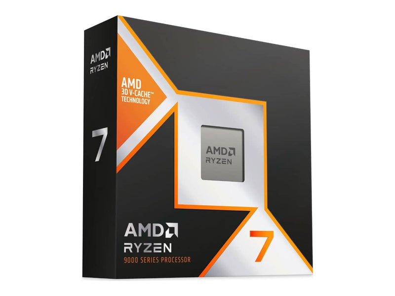 AMD Ryzen 7 9800X3D, Socket AM5, Ryzen 7 9000 Series (Zen 5), 8-Core 5.2GHz, Desktop Processor