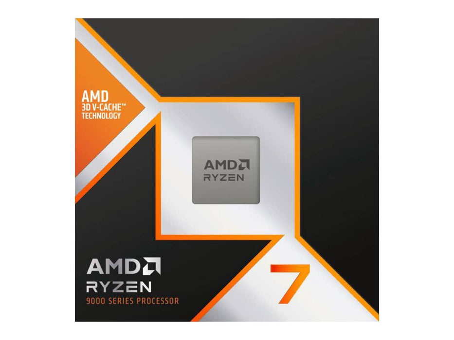 AMD Ryzen 7 9800X3D, Socket AM5, Ryzen 7 9000 Series (Zen 5), 8-Core 5.2GHz, Desktop Processor