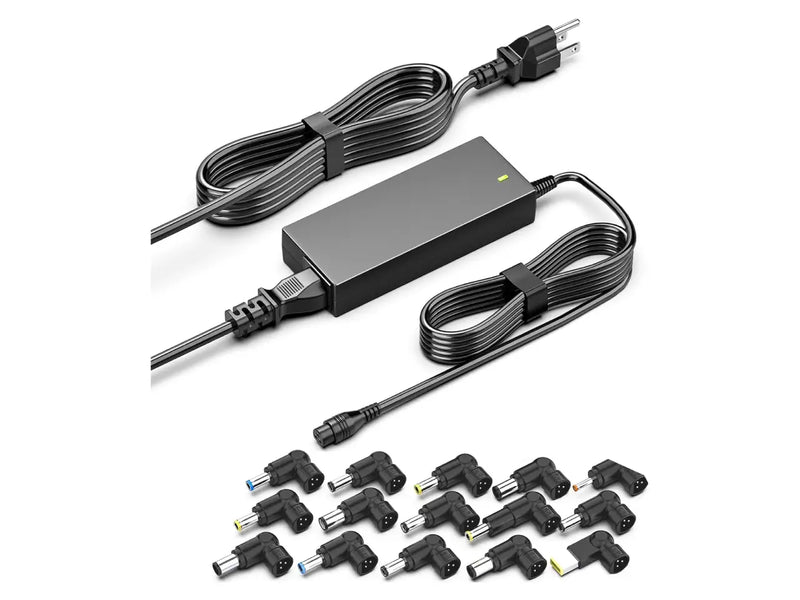 Rolada 65W Universal Laptop Charger, 15 Connectors, Supports Dell / HP / Lenovo / Acer / ASUS / Samsung / Toshiba