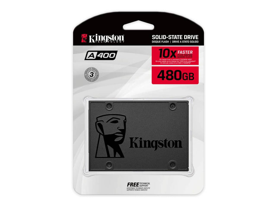 Kingston A400 480GB 2.5" SATA III Solid State Drive (SSD) - SA400S37/480G