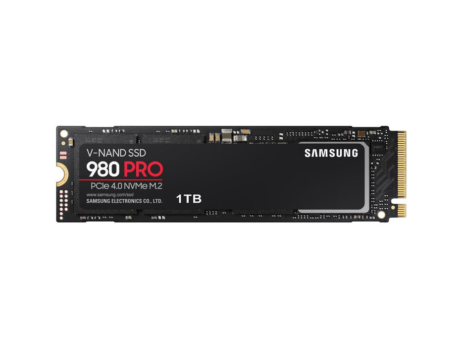 Samsung 980 Pro 1TB NVMe M.2 2280 PCIe 4.0 Solid State Drive (SSD) - MZ-V8P1T0